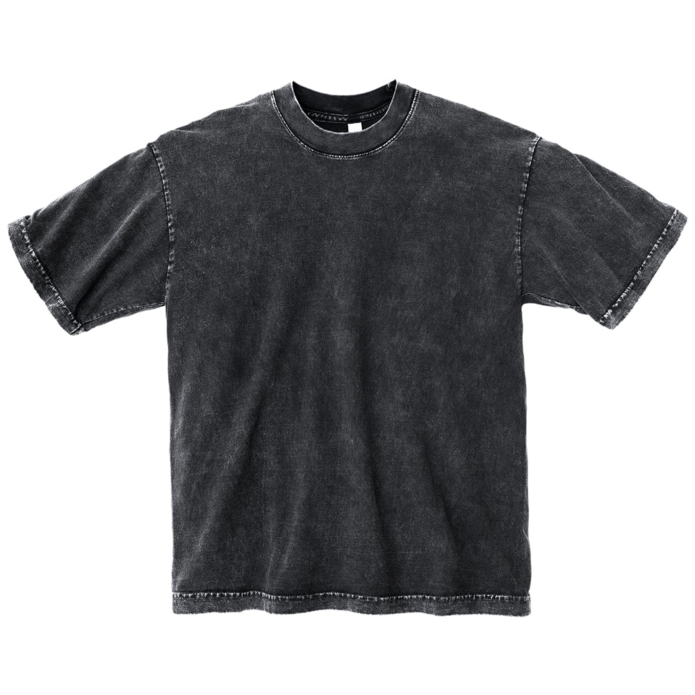 Los Angeles Apparel 1801GDMW | Oversized S/S Mineral Wash Crew Neck 6.5oz
