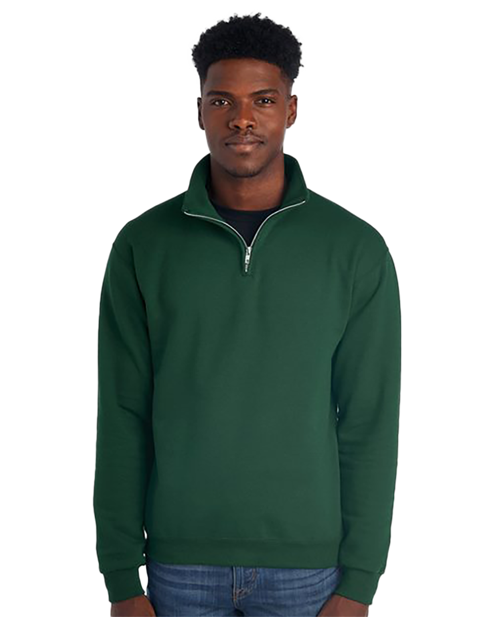 Jerzees 995MR | NublendĀ® Cadet Collar Quarter-Zip Sweatshirt