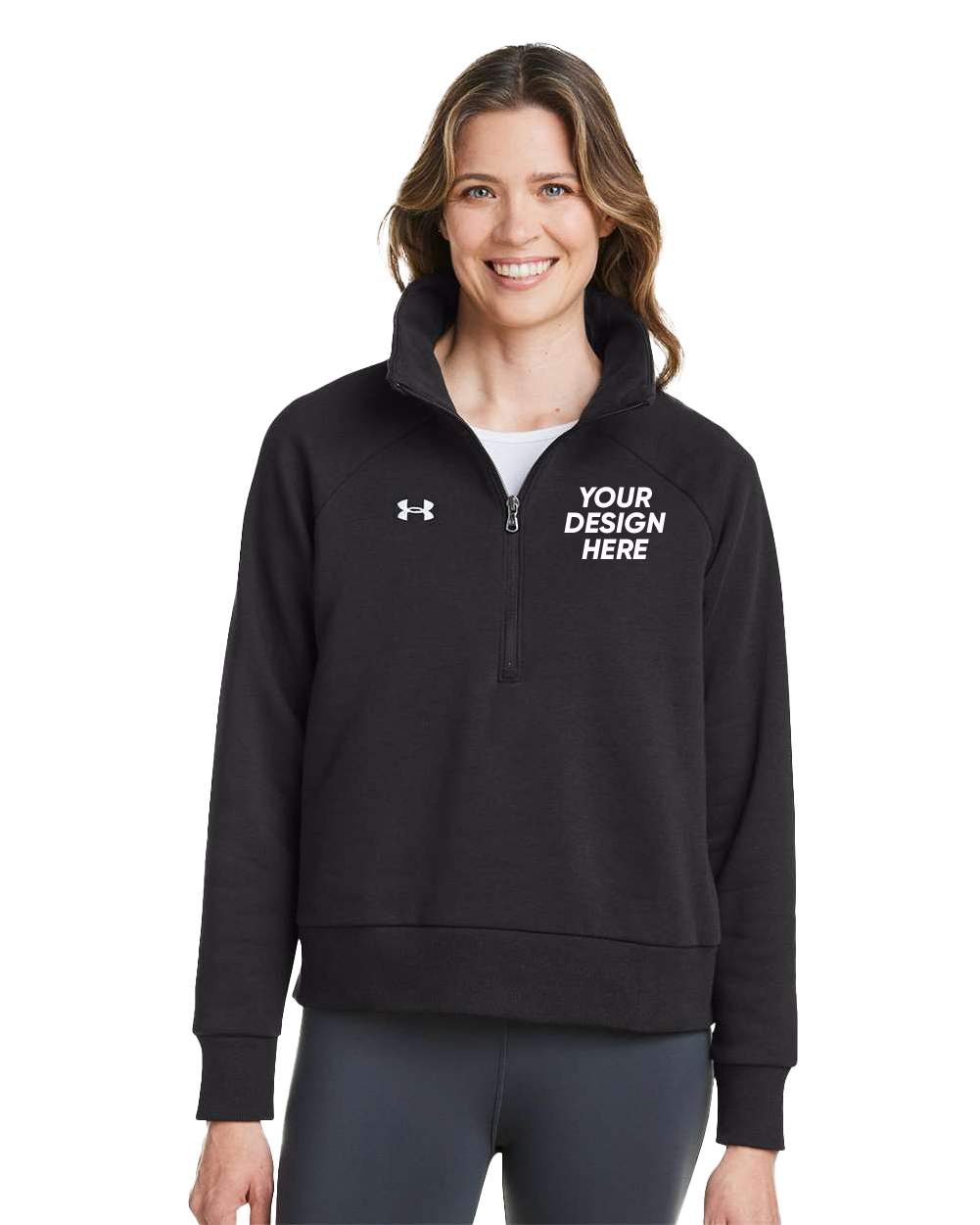 Under Armour 1379492 | Women's Rival Fleece Half-Zip Pullover