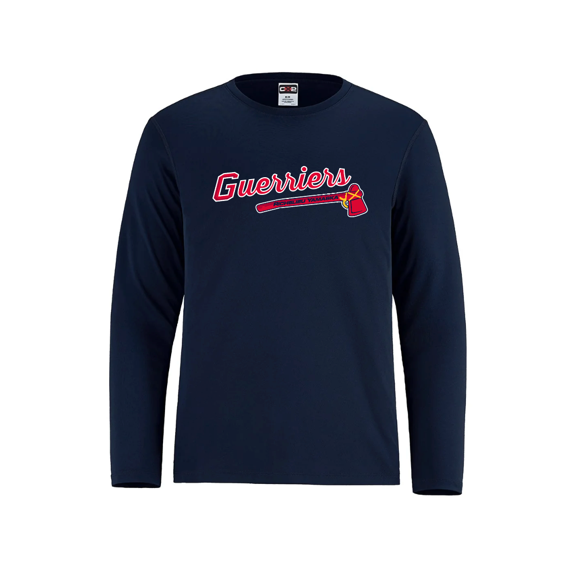 T-Shirt Manche longue Adulte Dri-Fit Officiel Guerriers Richelieu Yamaska
