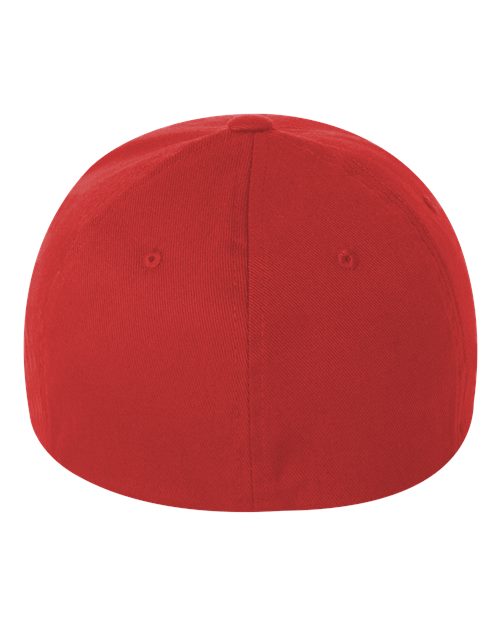 (RED) Flexfit 6277 | Adult Wooly 6-Panel Cap