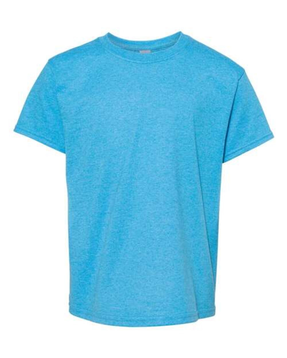 (HEATHER SAPPHIRE) Gildan 5000B | Heavy Cotton Youth T-Shirt
