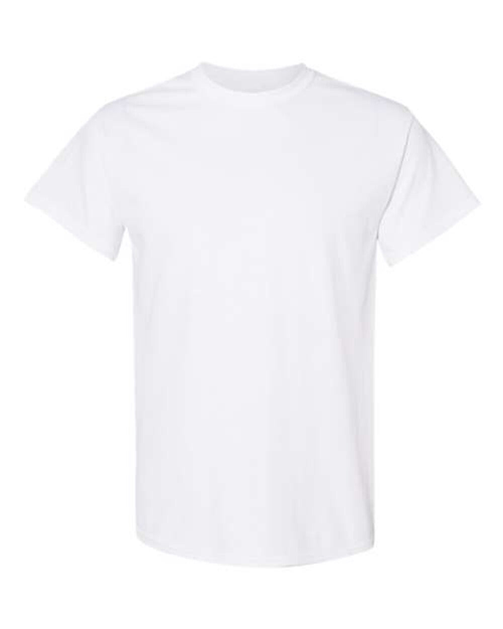 (WHITE) Gildan 5000 | Heavy Cotton T-Shirt