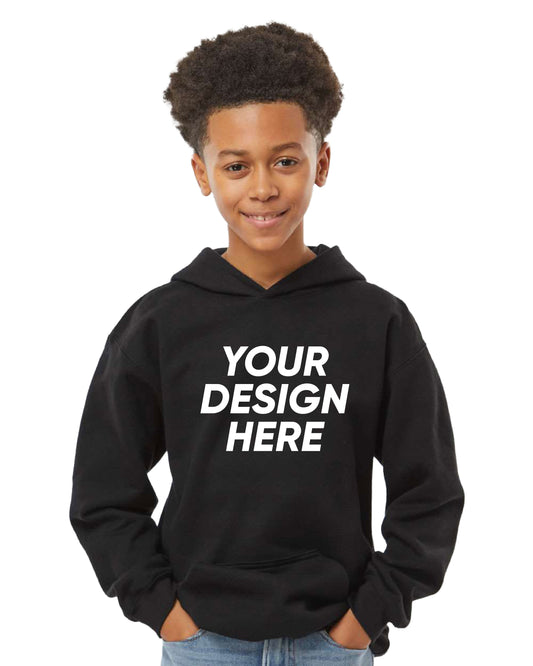 M&O 3322 | Youth Fleece Pullover Hoodie