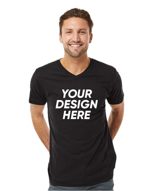 M&O 3543 | Deluxe Blend V-Neck T-Shirt