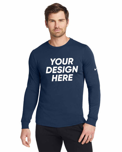 Nike NKBQ5230 | Nike Dri-Fit Cotton/Poly Long Sleeve Tee