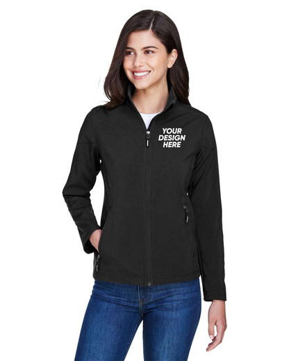 Core365 78184 | Women's Cruise Two-Layer Fleece Bonded Soft Shell Jacket