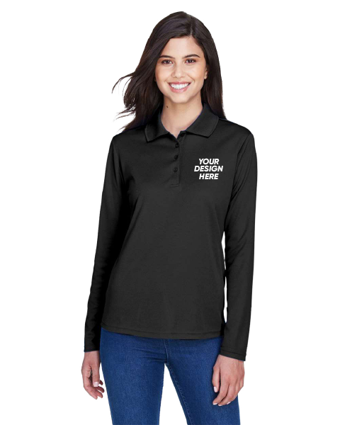Core 365 78192 | Women's Pinnacle Performance Long Sleeve Pique Polo