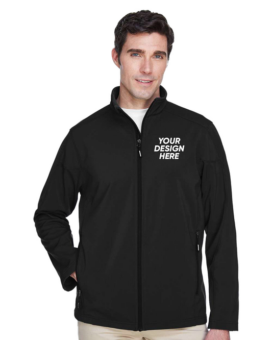 Core365 88184 | Men's Cruise Two-Layer Fleece Bonded Soft Shell Jacket