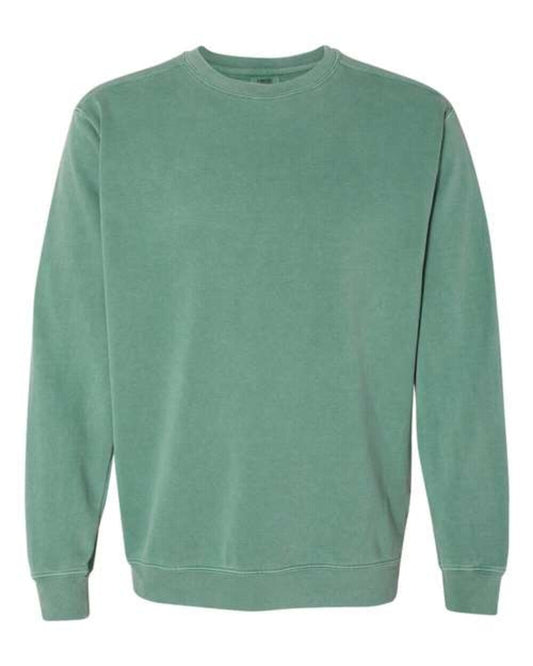 (LIGHT GREEN) Comfort Colors 1566 | Adult Crewneck Sweatshirt