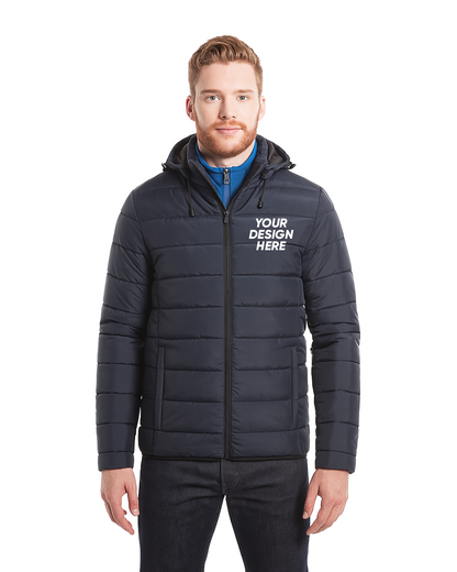 CX2 L00980 | Men's Puffy Jacket with Detachable Hood