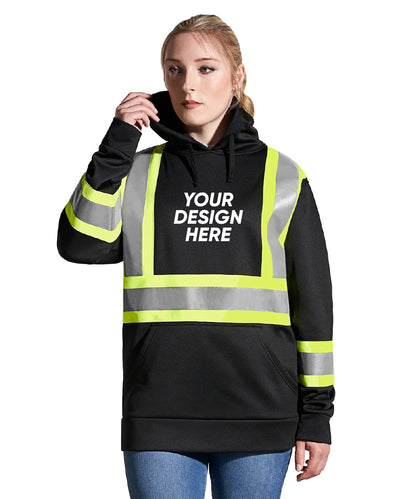 CX2 L01375 | Adult Hi-Vis Pullover Hooded Sweatshirt