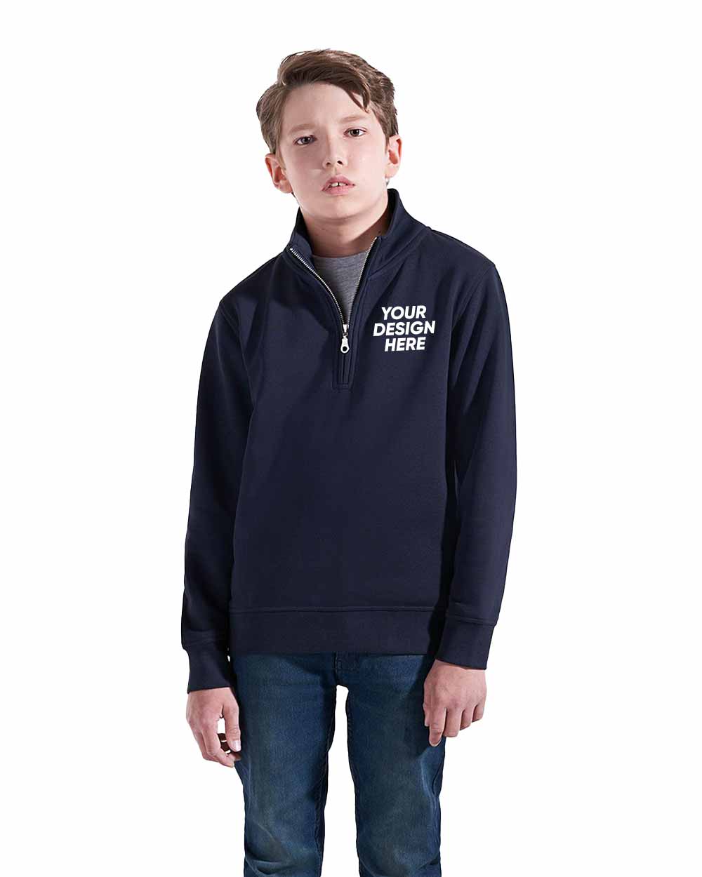CSW 24/7 L0545Y | Youth 1/4 Zip Sweatshirt