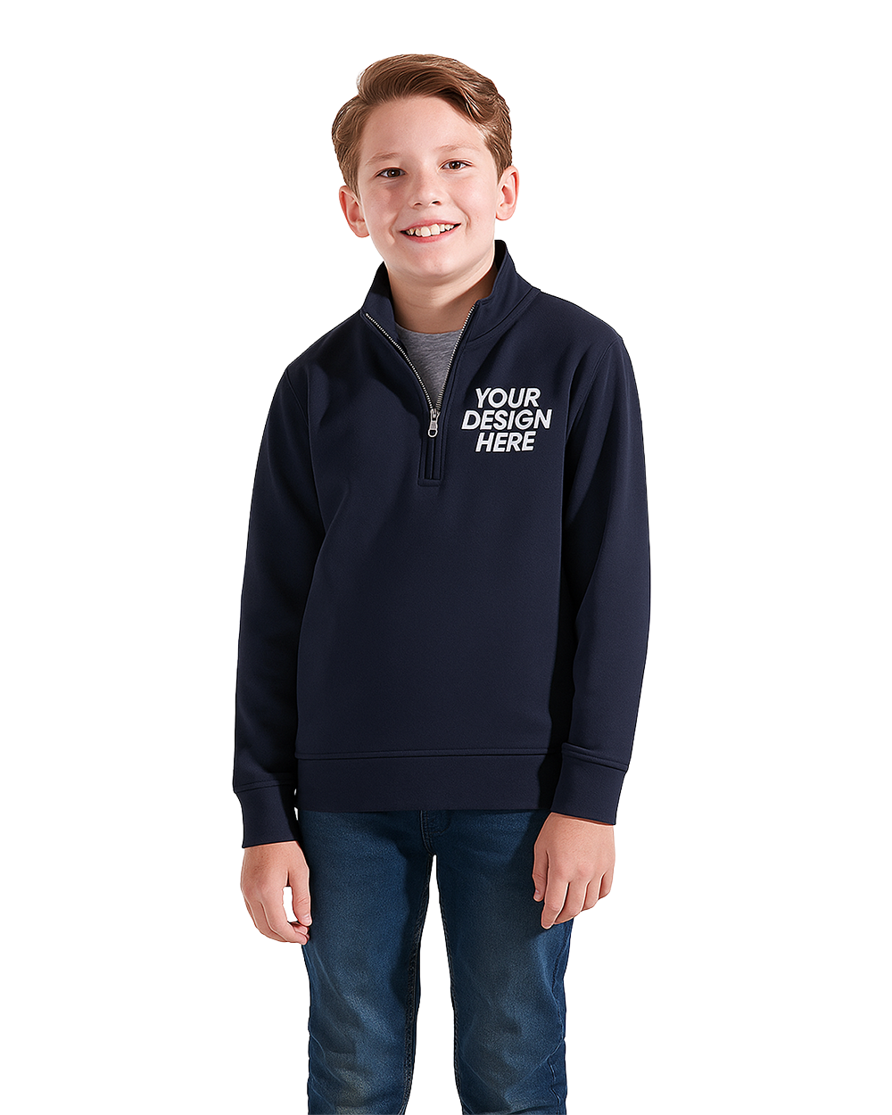 CSW 24/7 L0545Y | Youth 1/4 Zip Sweatshirt
