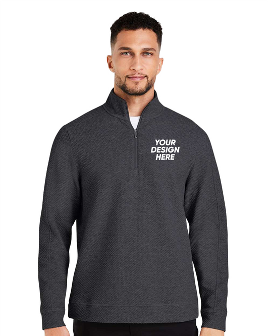 North End NE725 | Men's Spirit Textured Quarter-Zip Pullover