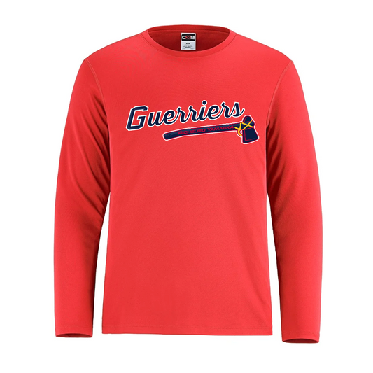 T-Shirt Manche longue Adulte Dri-Fit Officiel Guerriers Richelieu Yamaska