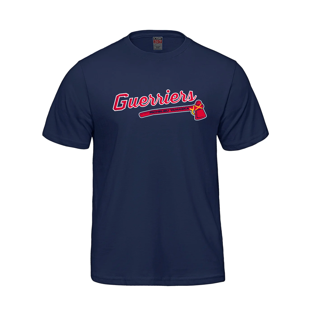 T-Shirt Adulte Coton Officiel Guerriers Richelieu Yamaska