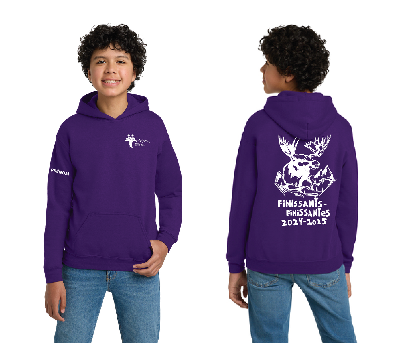 Hoodie pour enfants École du Grand-Boisé