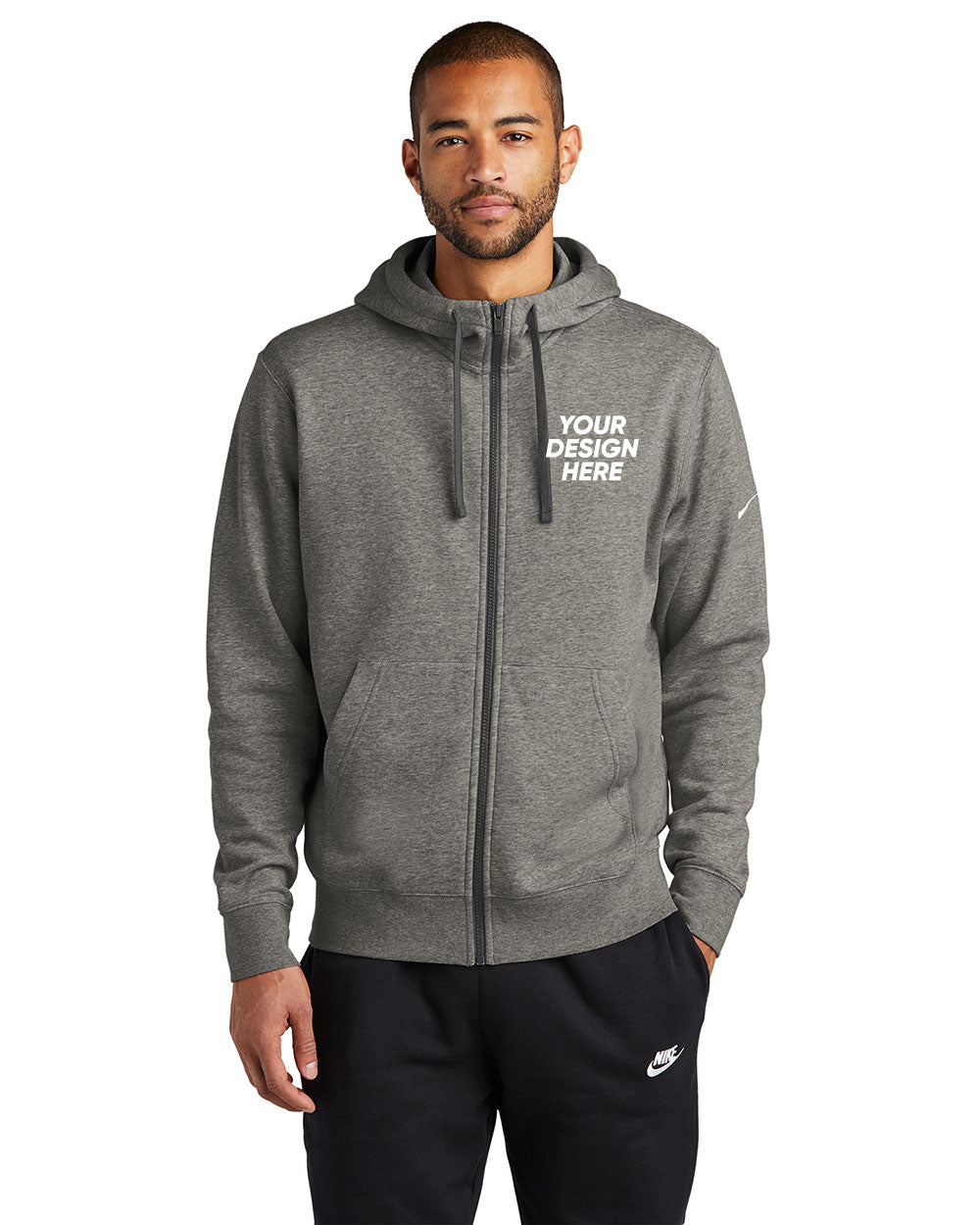 (ONLINE ORDER) Nike DR1513 | Nike Club Pullover Full Zip Hoodie