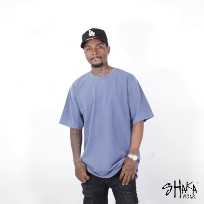 (BLACK) Shaka Wear SHGDSS - Max Heavyweight Garment Dye 7.5 Oz