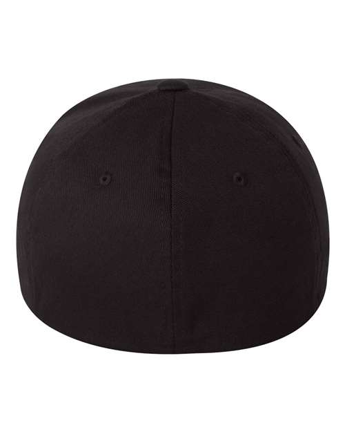 (BLACK) Flexfit 6277 | Adult Wooly 6-Panel Cap