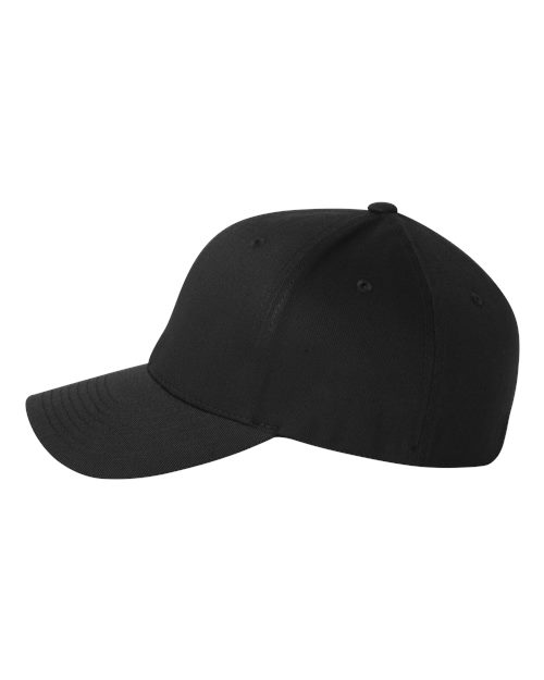 (BLACK) Flexfit 6277 | Adult Wooly 6-Panel Cap