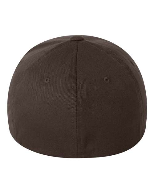 (BROWN) Flexfit 6277 | Adult Wooly 6-Panel Cap