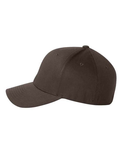 (BROWN) Flexfit 6277 | Adult Wooly 6-Panel Cap