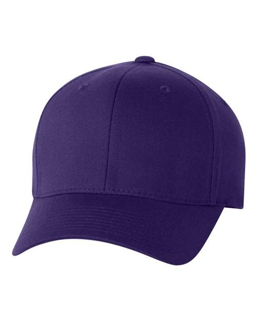 (PURPLE) Flexfit 6277 | Adult Wooly 6-Panel Cap