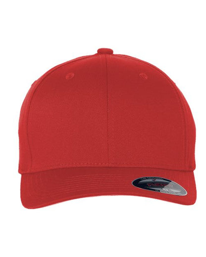(RED) Flexfit 6277 | Adult Wooly 6-Panel Cap
