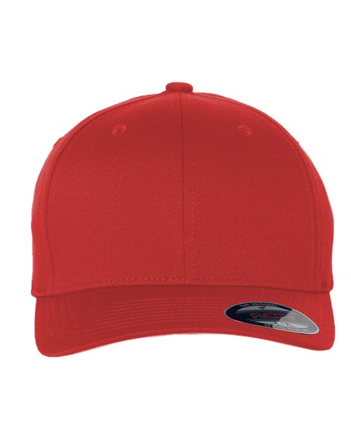 (RED) Flexfit 6277 | Adult Wooly 6-Panel Cap