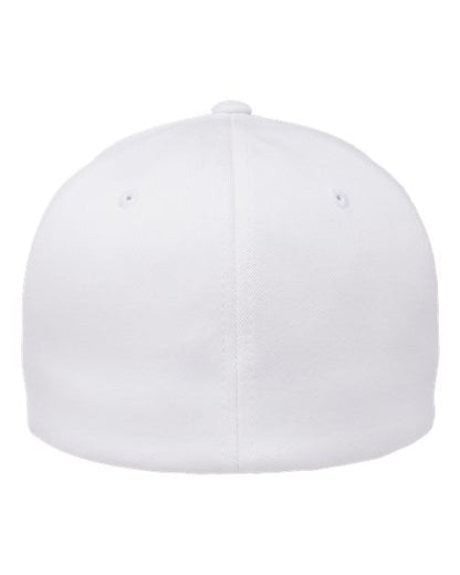 (WHITE) Flexfit 6277 | Adult Wooly 6-Panel Cap