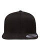 (BLACK) YP Classics 6089M | Flat Bill Snapback Cap