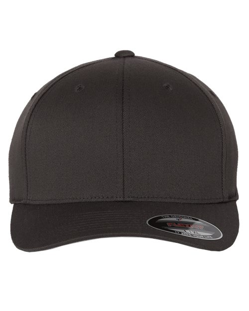 (BLACK) Flexfit 6277 | Adult Wooly 6-Panel Cap