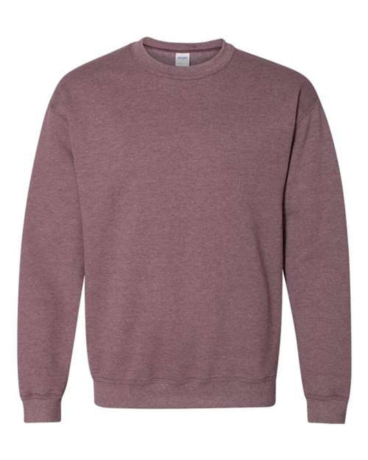 (HEATHER SPORT DARK MAROON) Gildan 18000 | Heavy Blend Crewneck Sweatshirt