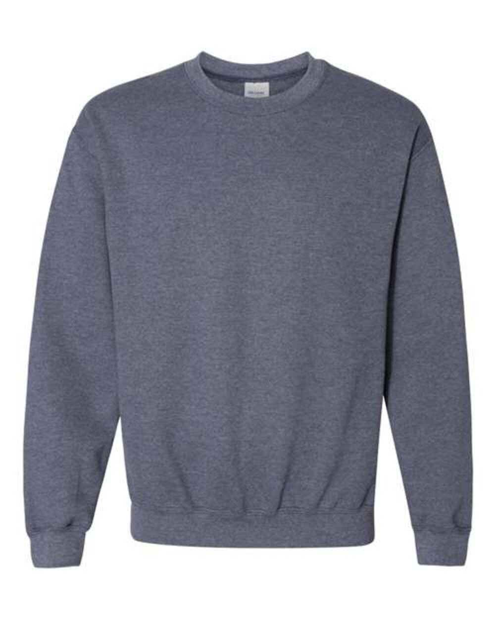 (HEATHER SPORT DARK NAVY) Gildan 18000 | Heavy Blend Crewneck Sweatshirt