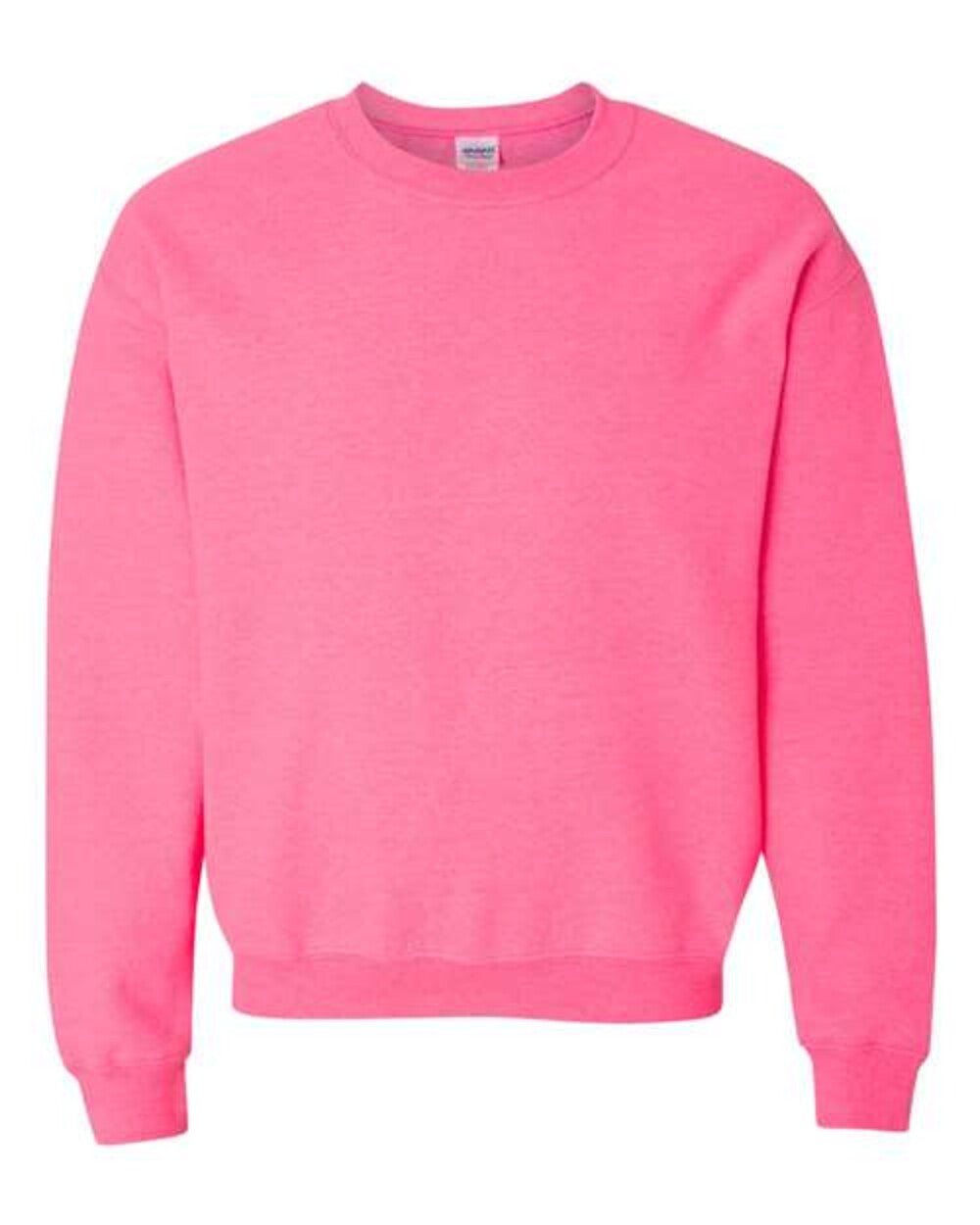 (SAFETY PINK) Gildan 18000 | Heavy Blend Crewneck Sweatshirt
