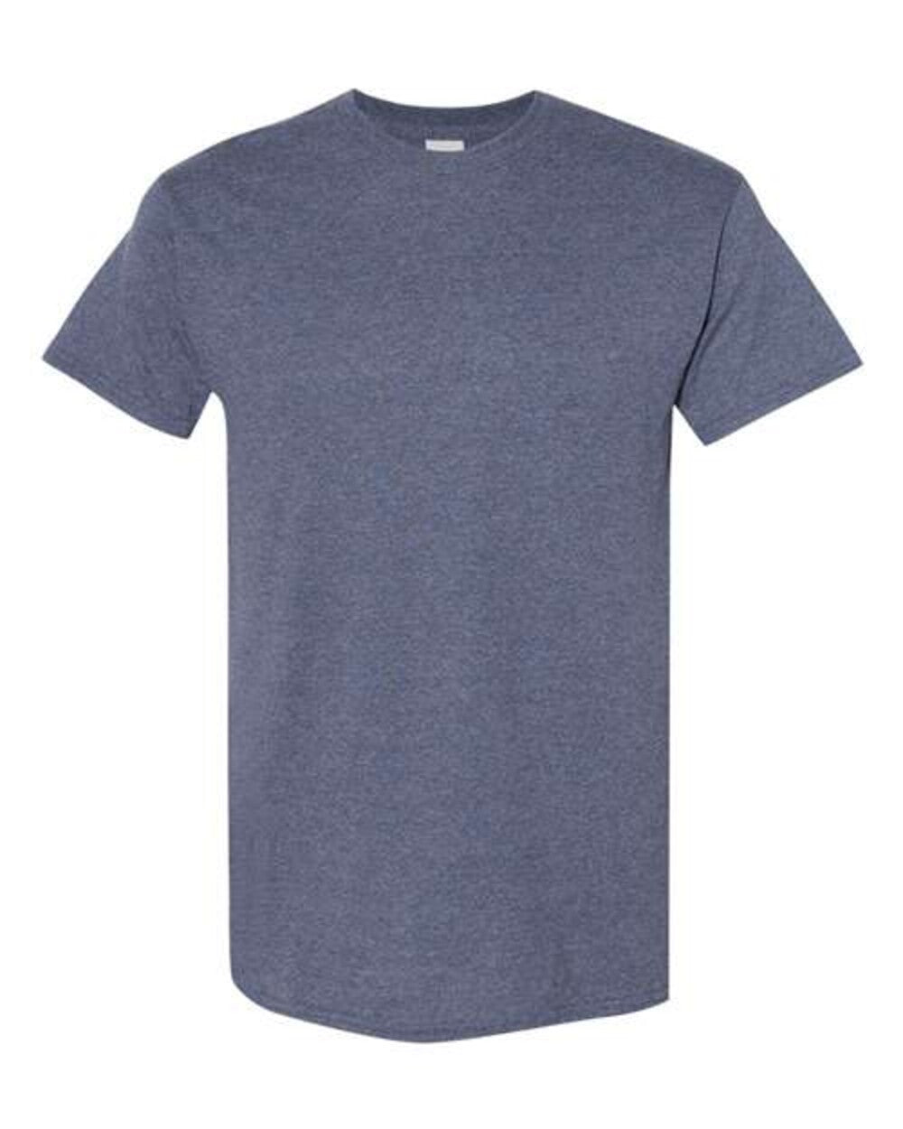 (HEATHER NAVY) Gildan 5000 | Heavy Cotton T-Shirt