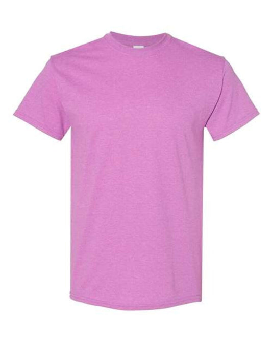 (HEATHER RADIANT ORCHID) Gildan 5000 | Heavy Cotton T-Shirt