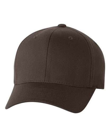 (BROWN) Flexfit 6277 | Adult Wooly 6-Panel Cap